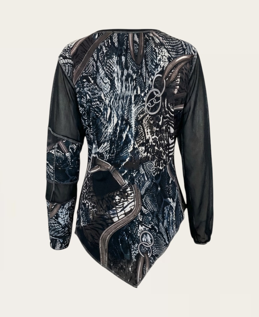 Birds print blouse – ST-1803 – 1