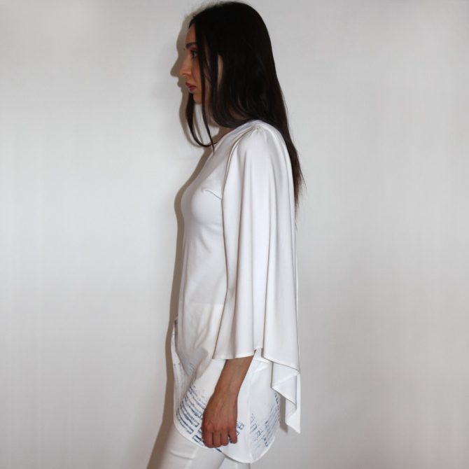 One shoulder blouse ST-8324