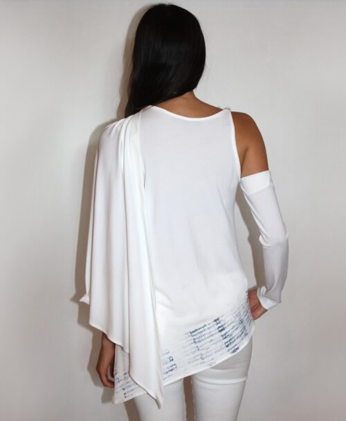 One shoulder blouse ST-8324
