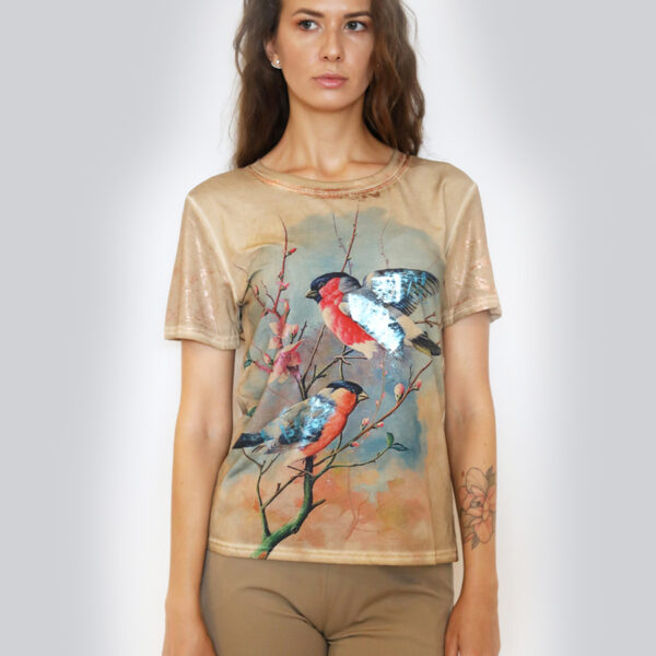 Birds Print T-short ST-667