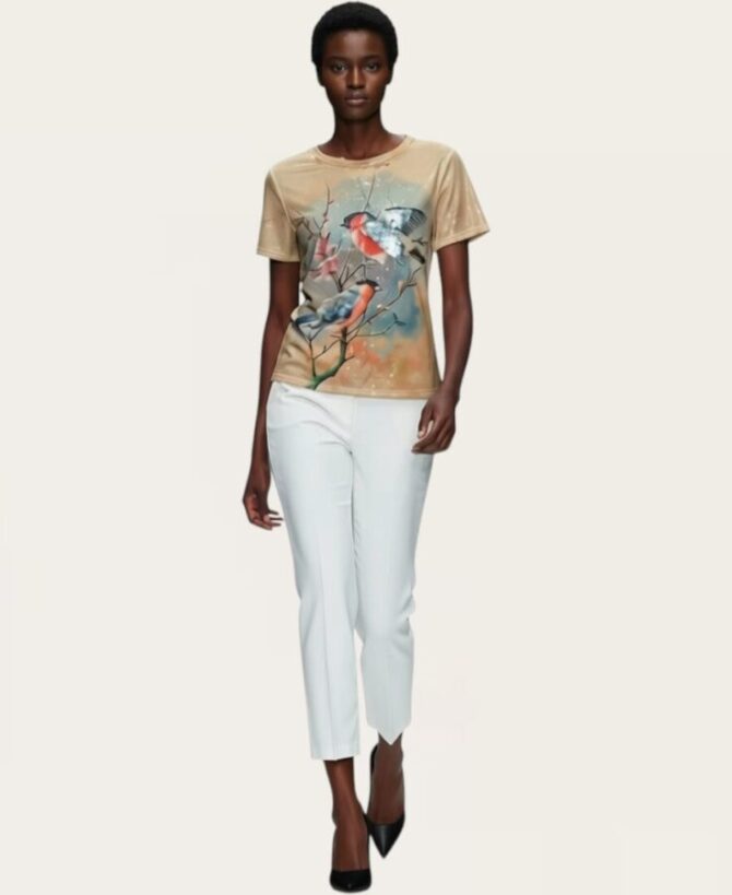 Birds Print T-short ST-667