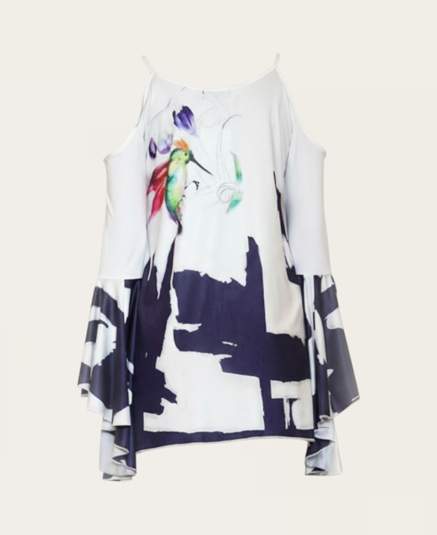 Birds print blouse – ST-1803 – 2