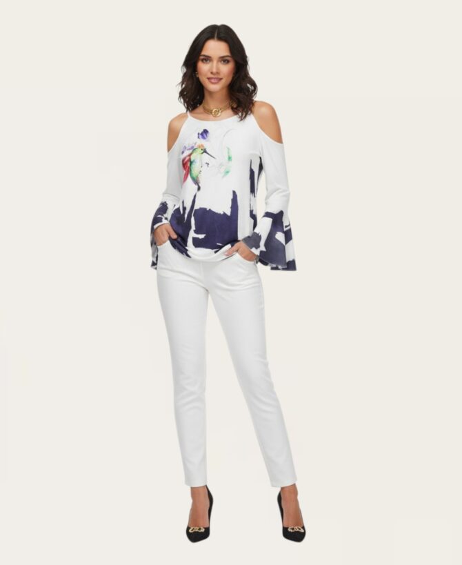 Birds print blouse – ST-1803