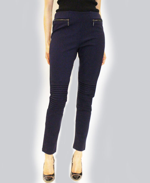 Stretch Skinny Pants Zippers H-57