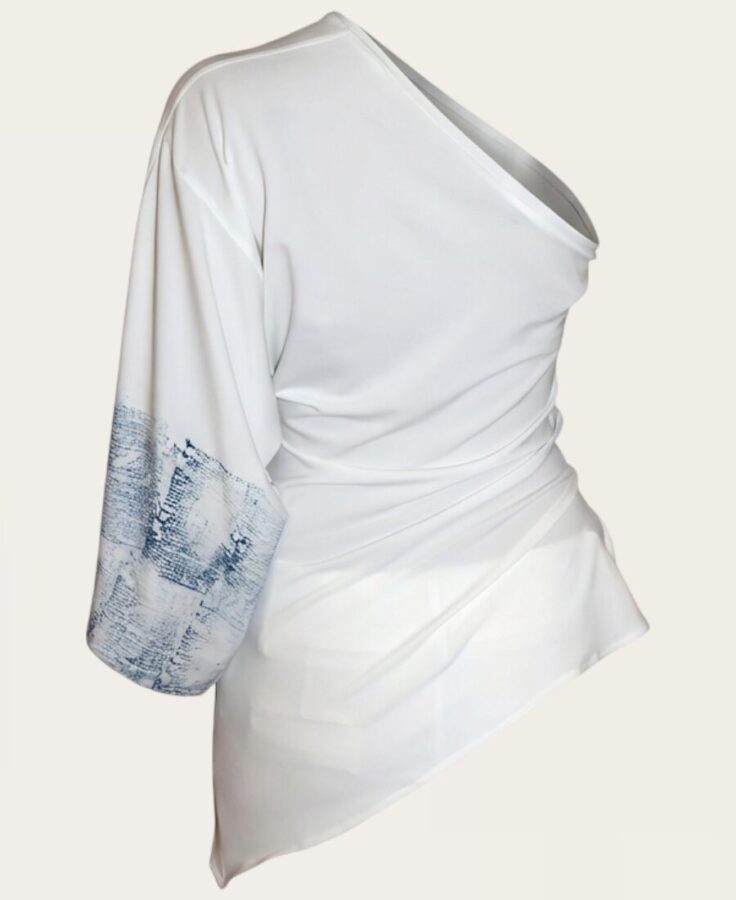 Single Sleeve Off-Shoulder Top ST-710 – 12