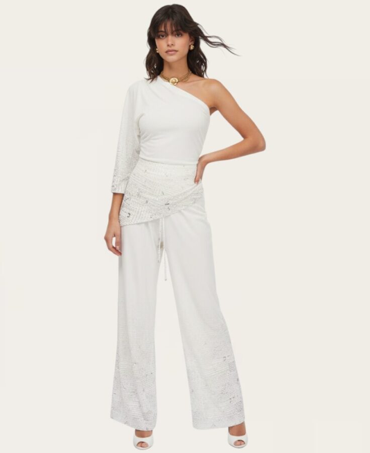 Single Sleeve Off-Shoulder Top ST-710 – 2