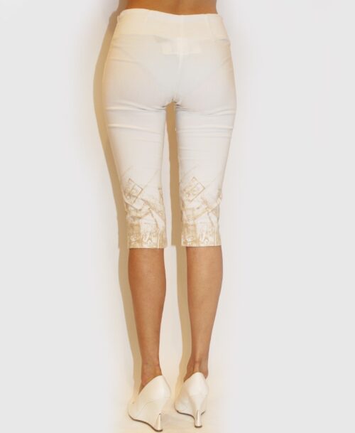 Printed Bottom Capris SP-7866