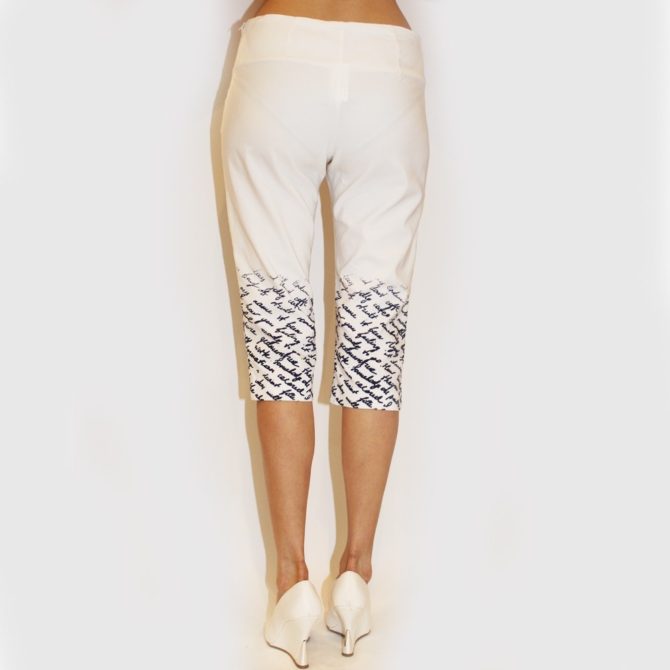 Printed Bottom Capris SP-7866