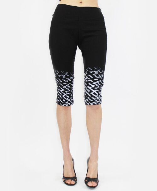 Printed Bottom Capris SP-7866