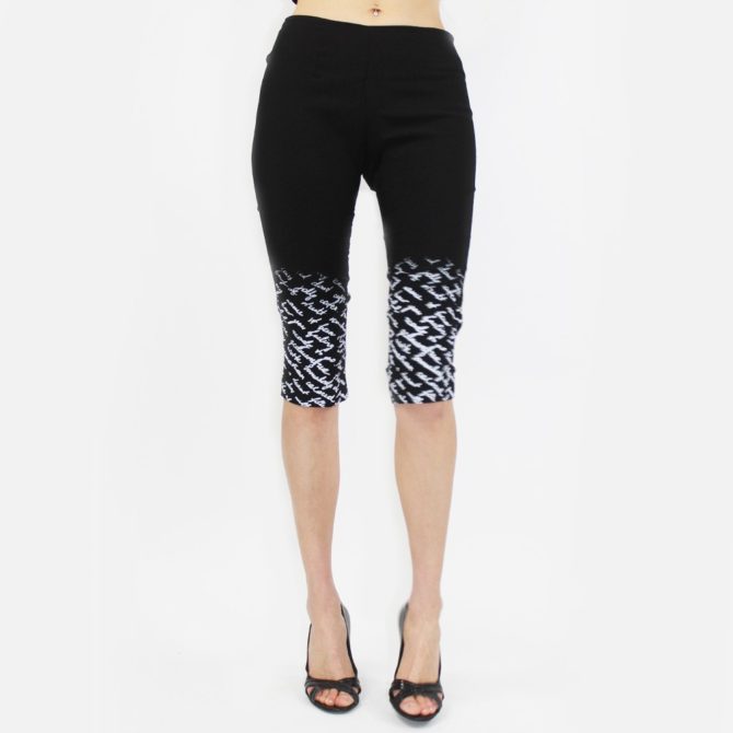 Printed Bottom Capris SP-7866