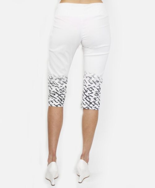 Printed Bottom Capris SP-7866