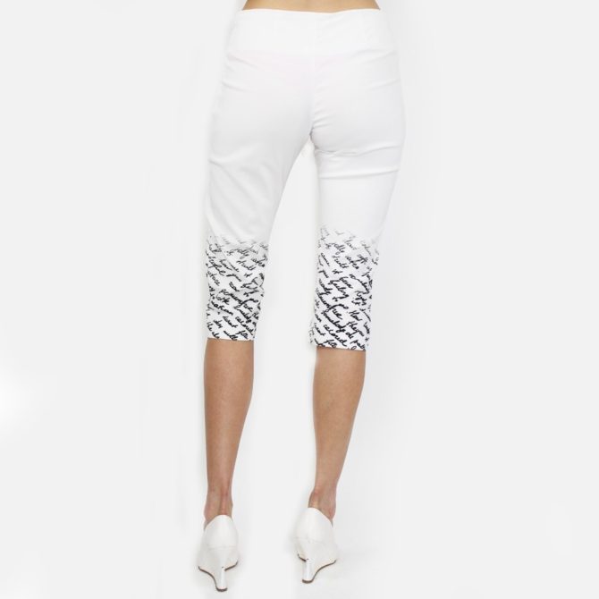 Printed Bottom Capris SP-7866