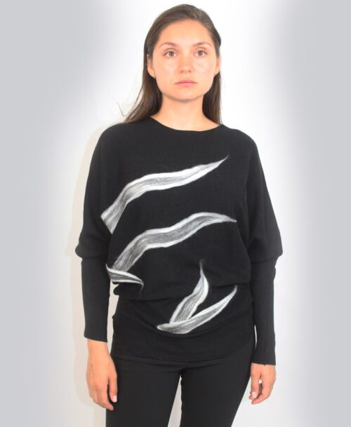 Sweater w grey design SW-8139
