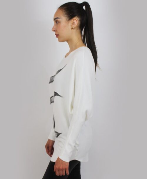 Sweater w grey design SW-8139