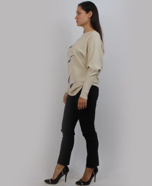 Sweater w grey design SW-8139