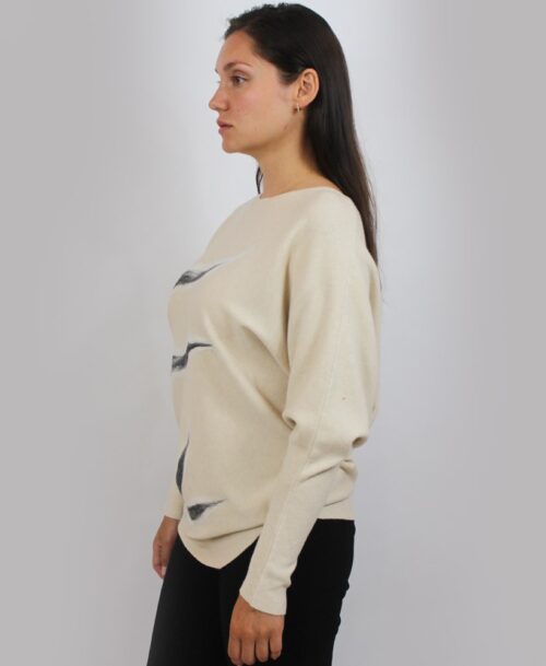 Sweater w grey design SW-8139