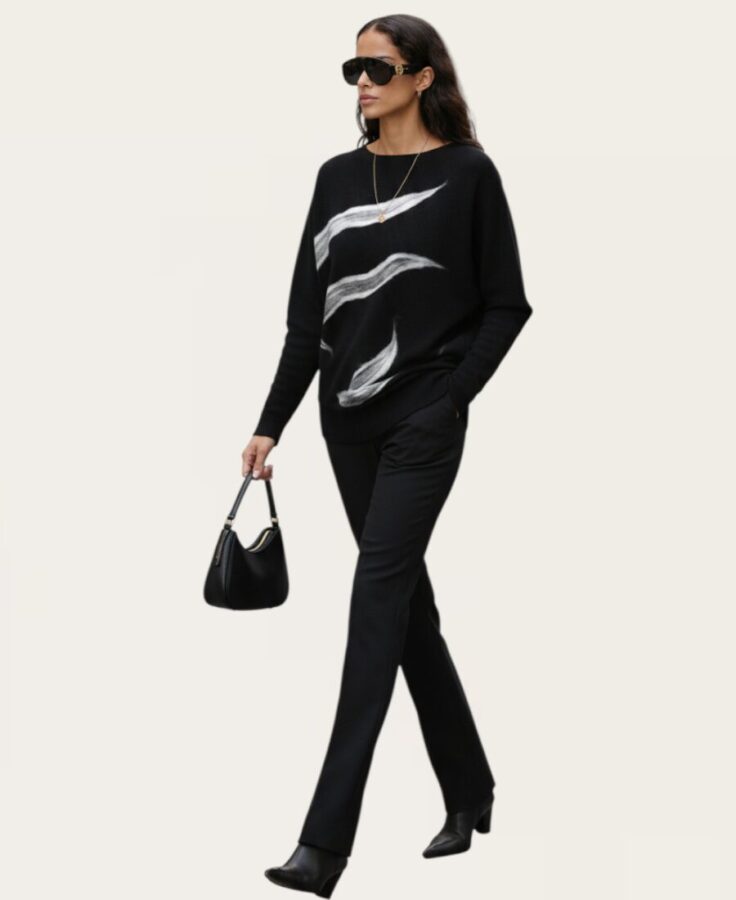 Sweater w grey design SW-8139 – 6