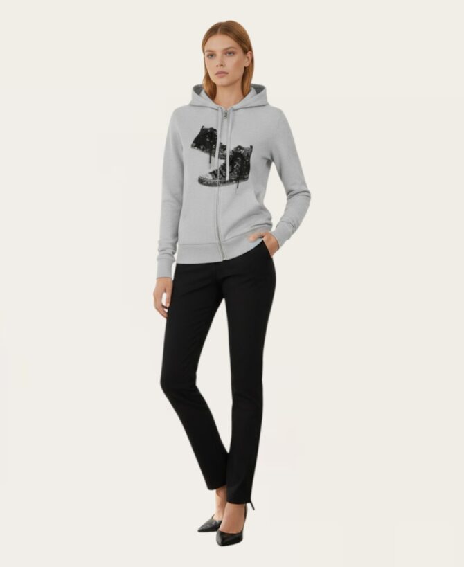 Diamond Stud Sneakers Hoodie SW-8137