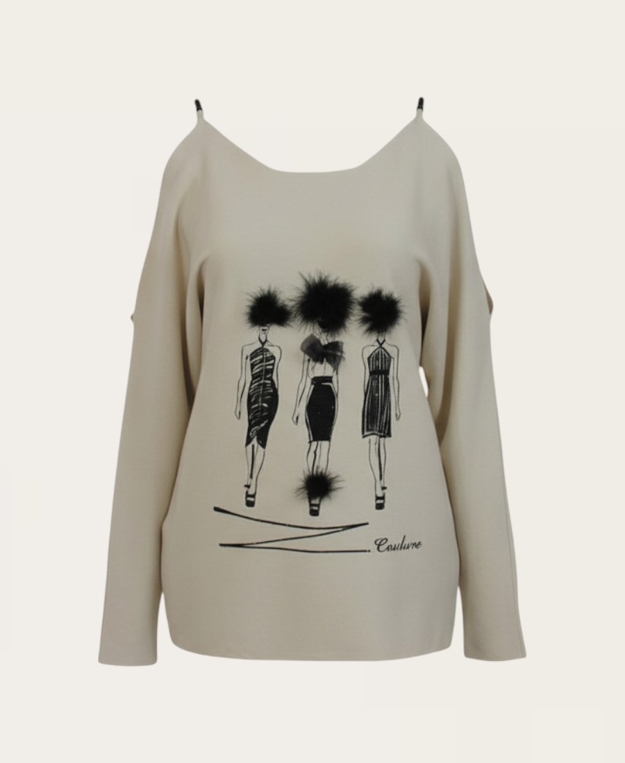 3 girls with pom pom design ws-6977 – 1