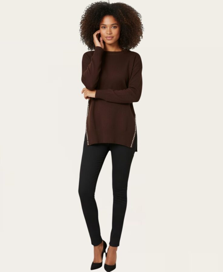 Open side sweater SW-966445 – 3