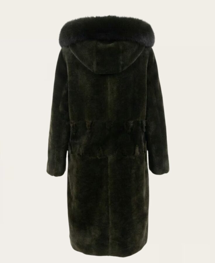 Hooded Fox-Fur Coat J-785 – 2
