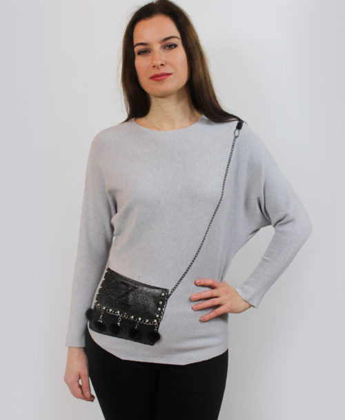 Sweater with Purse – WS-3747