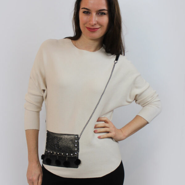 Sweater with Purse – WS-3747