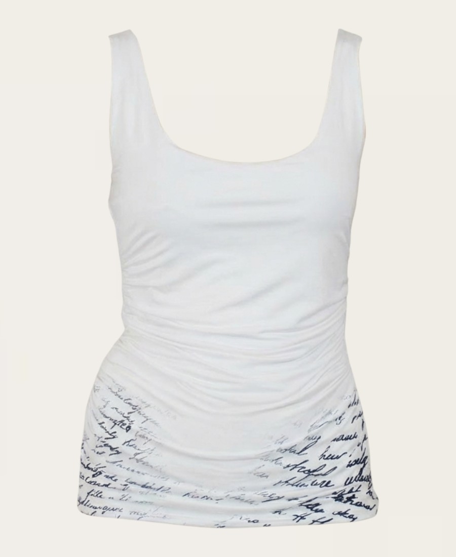 Draped Print Tank Top ST-519 – 3