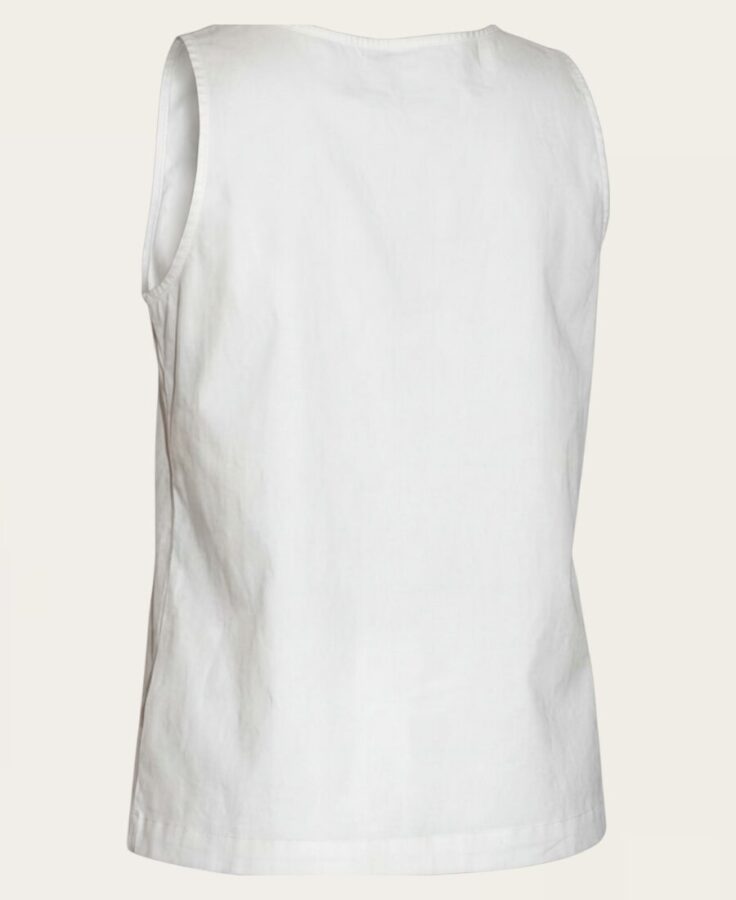 Printed Tank with Gathering and Ruffle – ST-7871 – 3