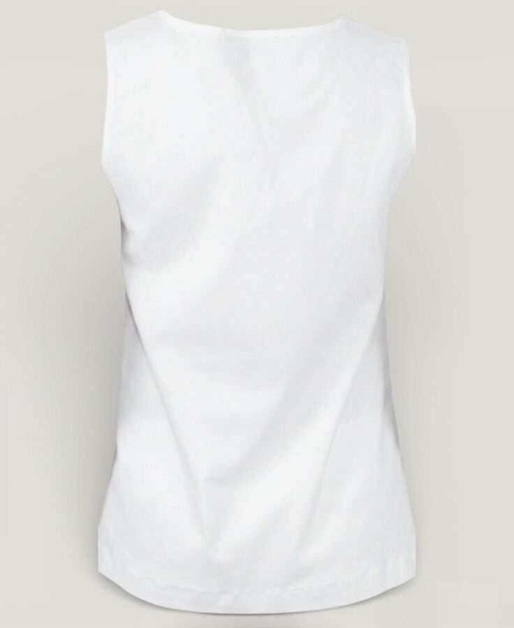 Printed Tank with Gathering and Ruffle – ST-7871 – 9