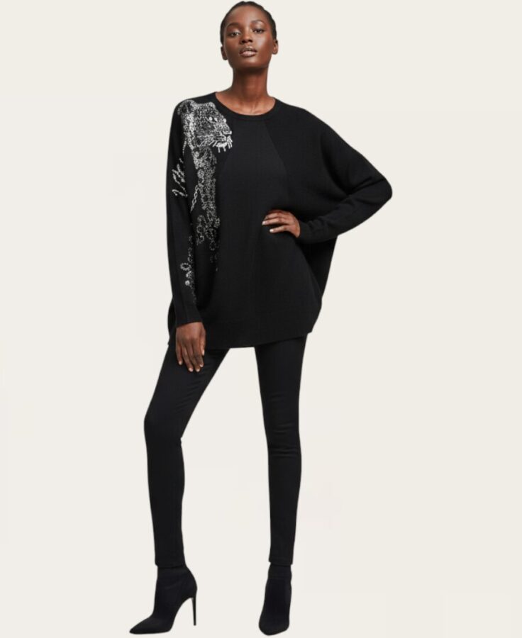 Metallic Leopard Sweater SW20-103 -6