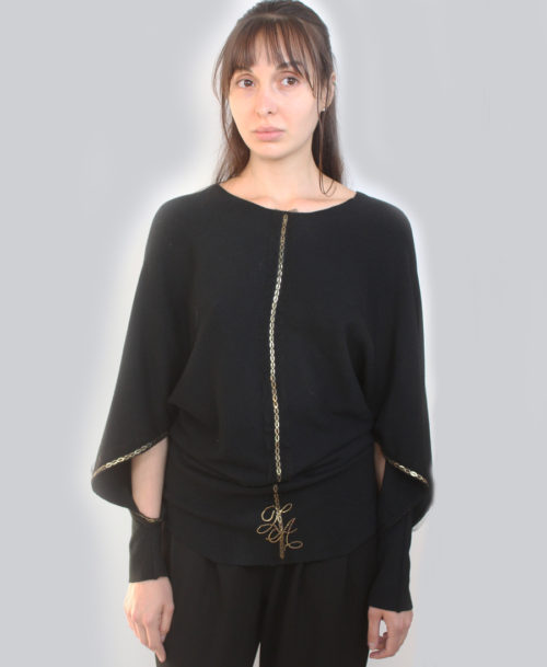 Sweater with chain under arms-SW-2033