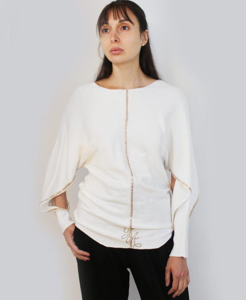 Sweater with chain under arms-SW-2033