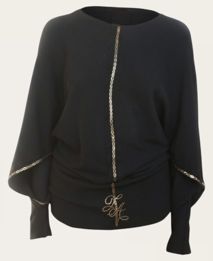 Sweater with chain under arms-SW-2033 -1