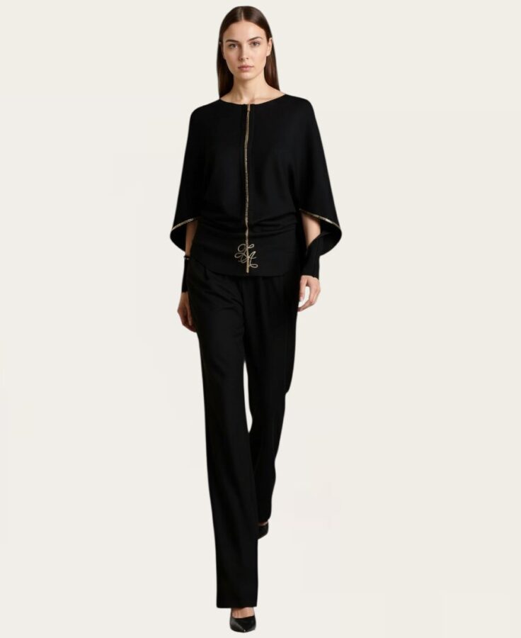 Sweater with chain under arms-SW-2033 -5