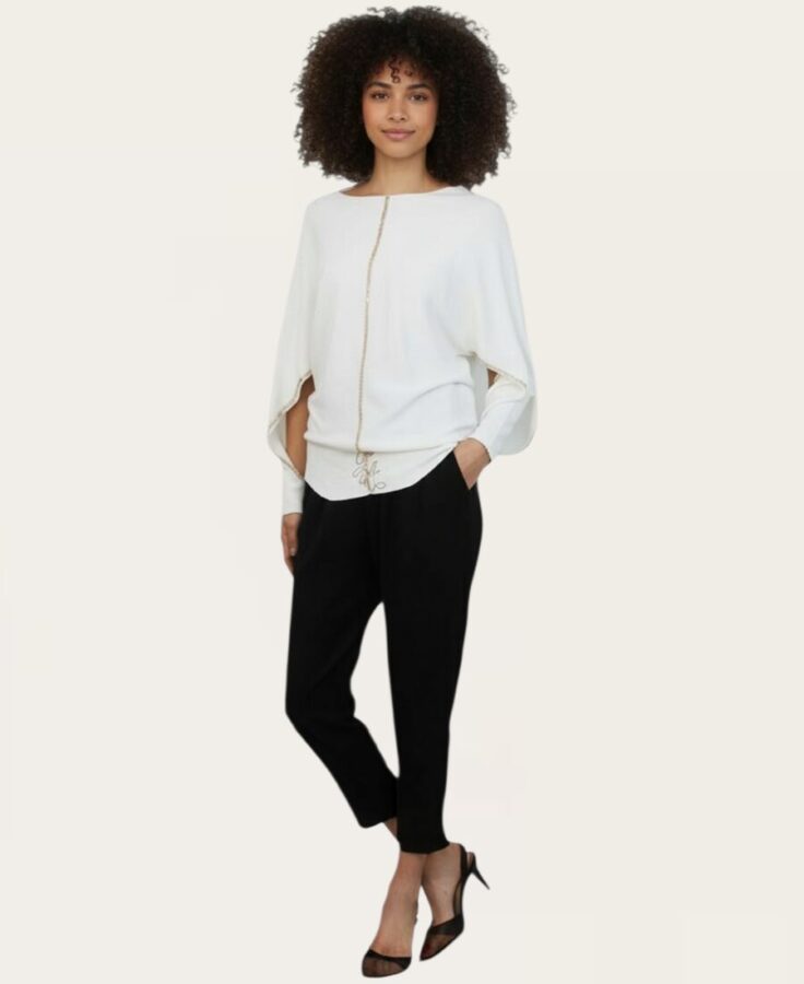 Sweater with chain under arms-SW-2033 -6