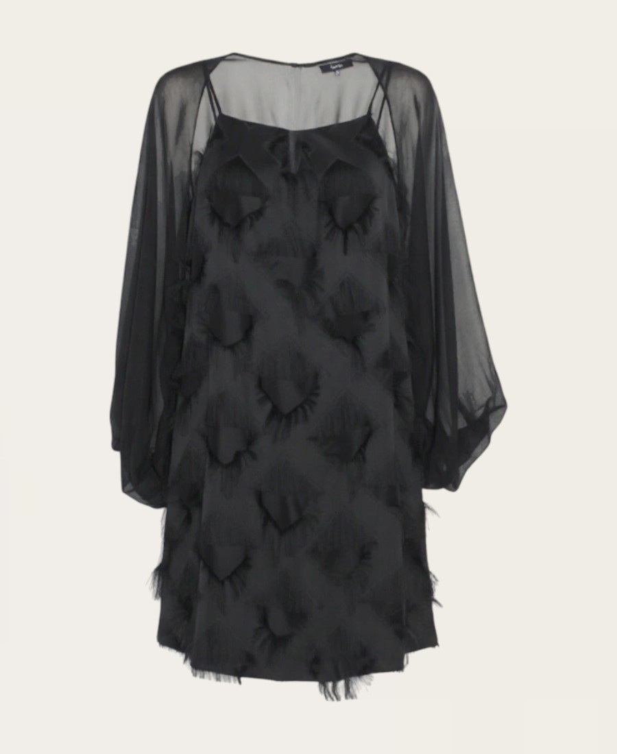 Dress with cover shoulder top D-0178 – 1