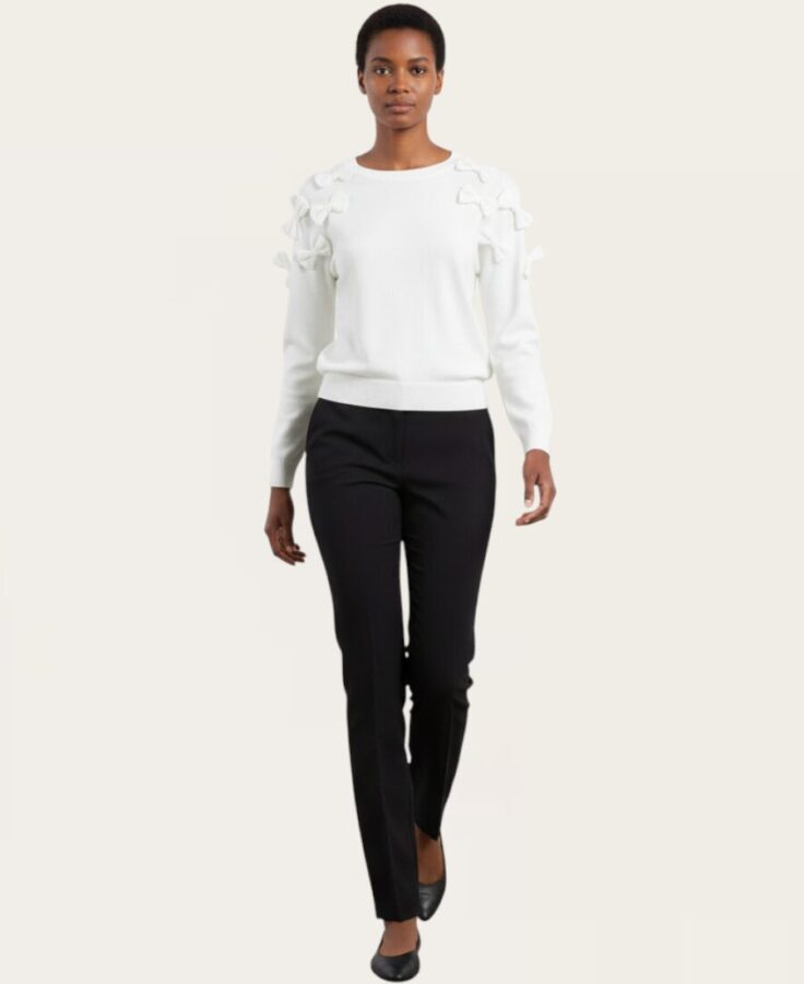 Sweater with bows- SW-25 – 3