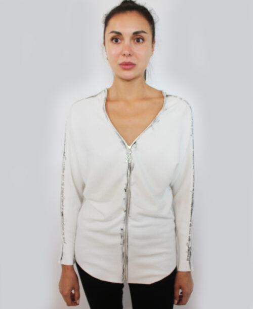 Paris Zip Plain Sweater SW-800