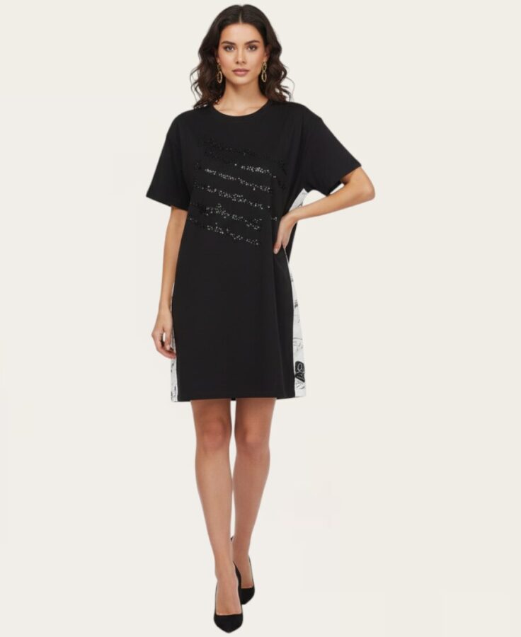 Oversized dress with Belt SL-137 -3