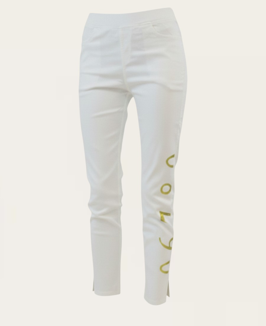 Cotton pants one side diamonds SP-26624 – 3