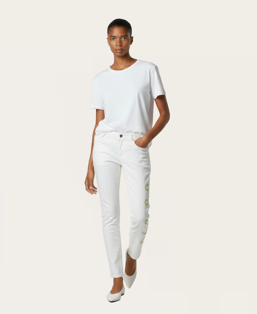 Cotton pants one side diamonds SP-26624 – 4