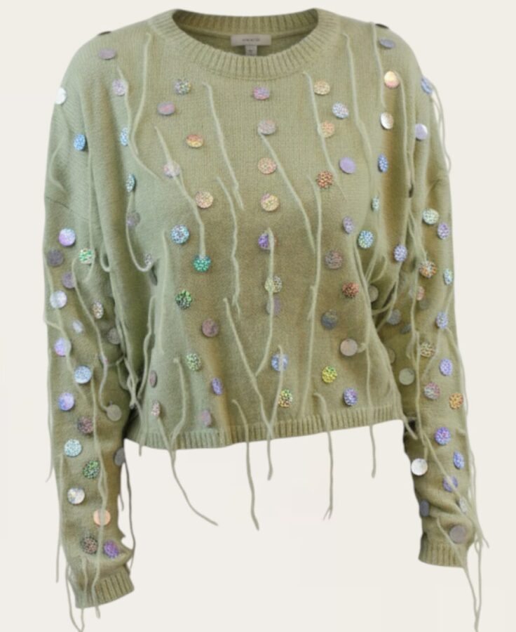 Sweater with hanging threads SL-227 – 1