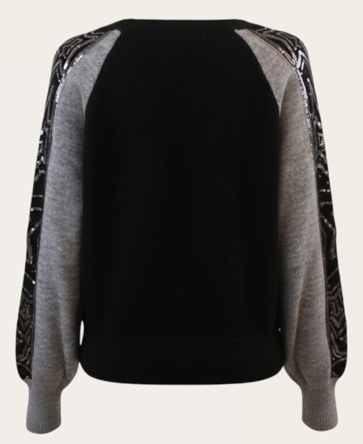 Sweater with detailed sleeves SW-778 -2