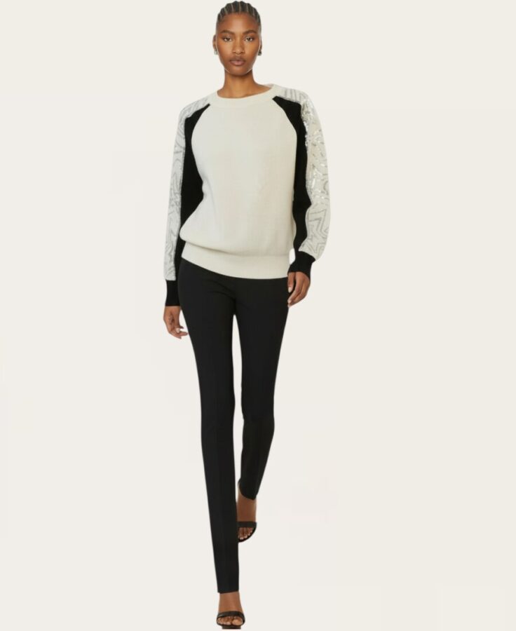 Sweater with detailed sleeves SW-778 -5