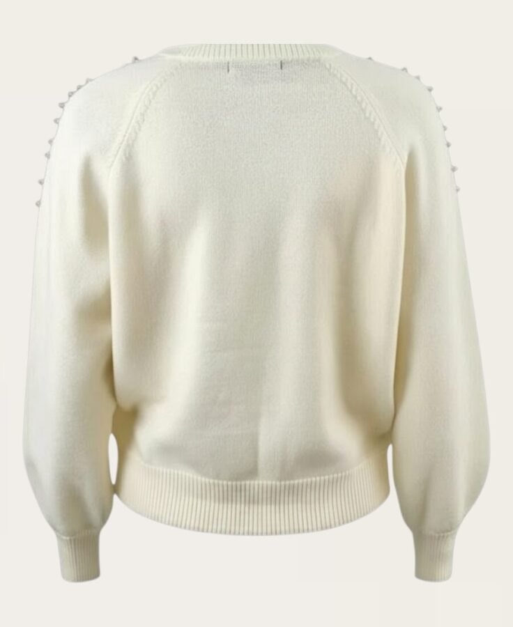 Sweater with pearls on shoulders SW-777 – 4