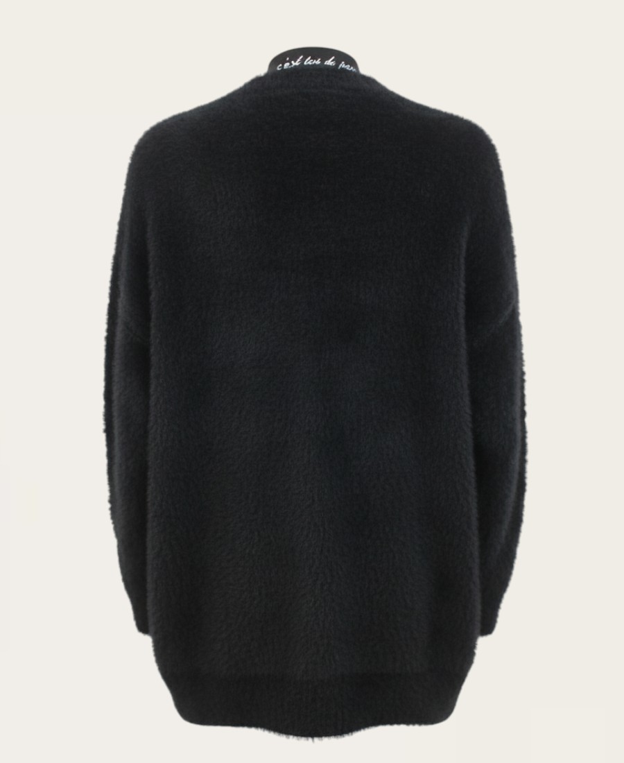 Fur sweater with detailing SL-254-1 – 2