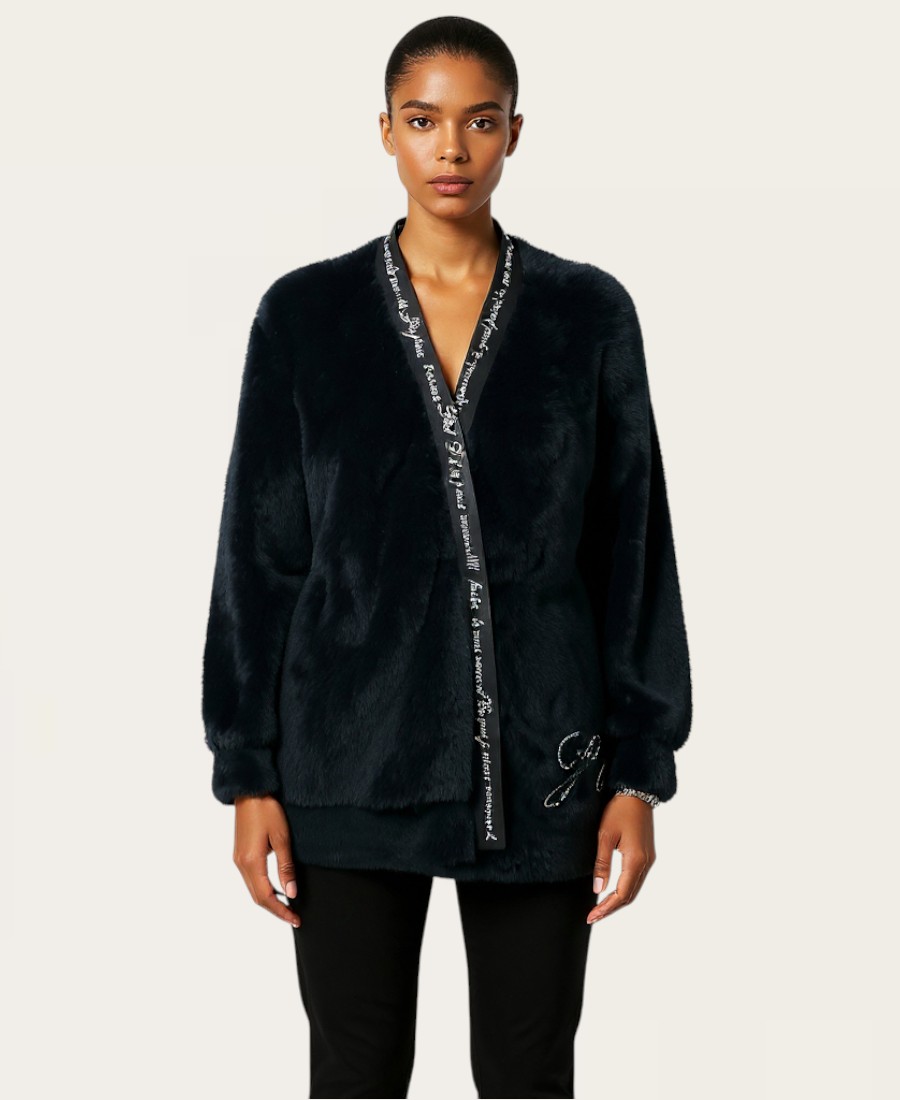 Fur sweater with detailing SL-254-1 – 7