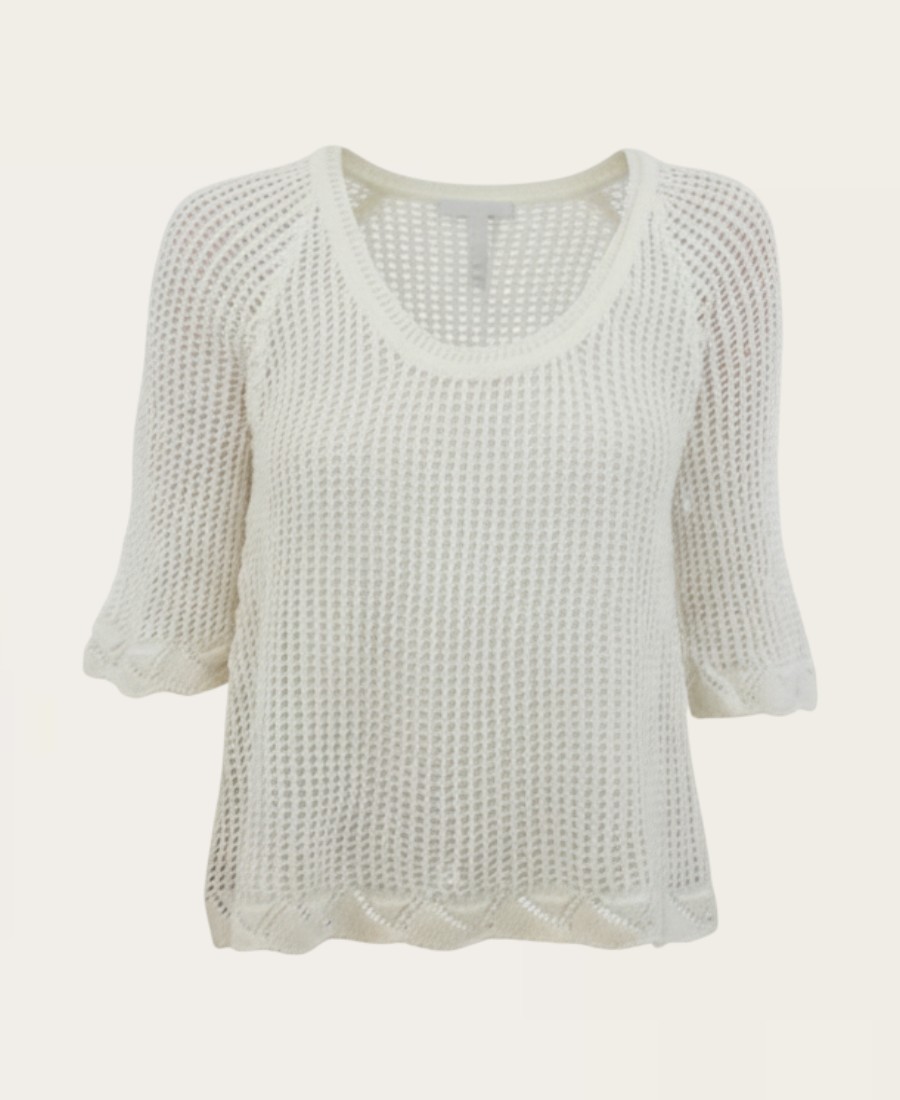 Knitted cropped sweater SL-513 -2