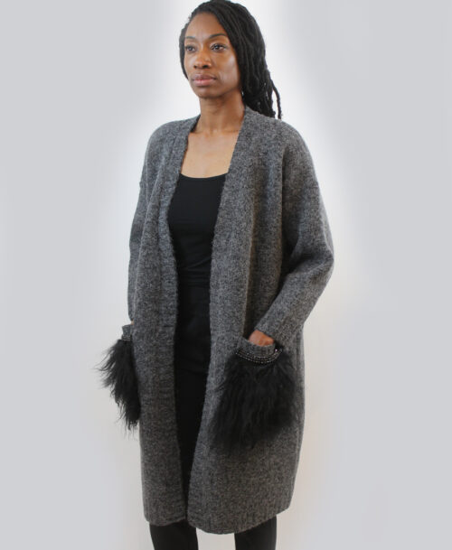 Fur pockets coats SL-248